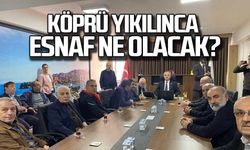 Köprü yıkılınca esnaf ne olacak?