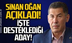 Sinan Oğan açıkladı...İşte desteklediği aday!