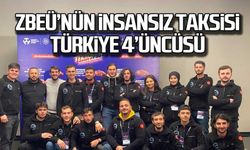 ZBEÜ'nün insansız taksisi Türkiye 4'üncüsü oldu!
