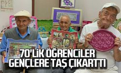 70'lik öğrenciler gençlere taş çıkarttı