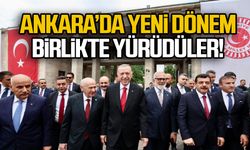 Ankara’da yeni dönem... Birlikte yürüdüler!