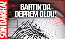 Bartın'da deprem oldu!