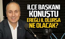Ereğli il olunca ne olacak? İlçe Başkanı açıkladı