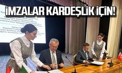 İmzalar kardeşlik için atıldı!