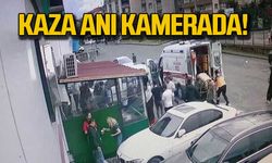 Ereğli'de kaza, motosiklet otomobil ile çarpıştı!