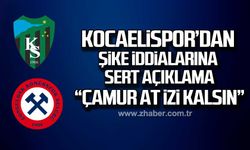 Kocaelispor'dan şike iddialarına sert açıklama "Çamur at izi kalsın"