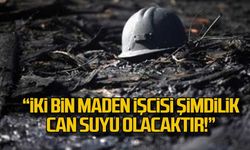 Hakan Yeşil;" İki bin maden işçisi şimdilik can suyu olacaktır!"