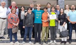Mimar Sinan Ortaokulu Matematik ödüllerini aldı