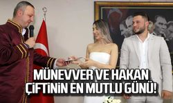 Münevver ve Hakan çiftinin en mutlu günü!