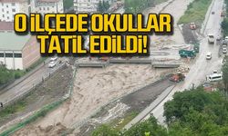 Kastamonu'nun İnebolu ilçesinde okullar tatil edildi