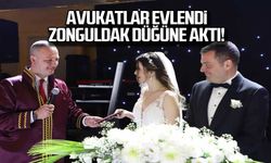 Avukatlar evlendi, Zonguldak düğüne aktı