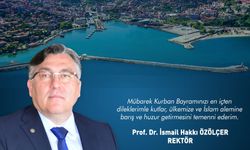 Rektör Özölçer’den Kurban Bayramı Mesajı