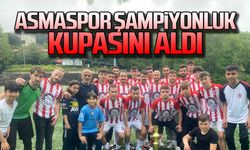 Asmaspor şampiyonluk kupasını aldı