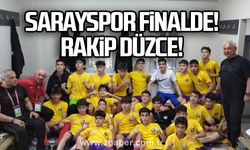 Sarayspor finalde!. Rakip Düzce!.. 