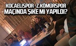 Kocaelispor - Z.Kömürspor maçında şike mi yapıldı?