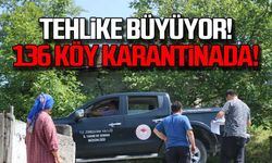 Zonguldak'ta tehlike büyüyor... 136 köy karantinada!