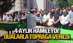 4 aylık hamileydi! Dualarla toprağa verildi