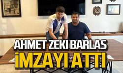 Ahmet Zeki Barlas imzayı attı