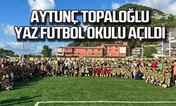 Aytunç Topaloğlu Yaz futbol okulu açıldı!
