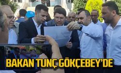 Bakan Yılmaz Tunç Gökçebey'de