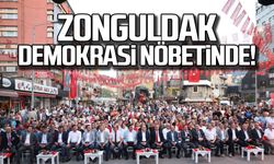 Zonguldak demokrasi nöbetinde!