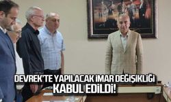 Devrek'te yapılacak imar değişikliği kabul edildi!