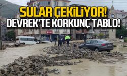 Devrek'te korkunç tablo. Sular çekilince ortaya çıktı!