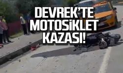 Devrek'te motosiklet kazası!