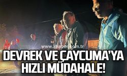 Devrek ve Çaycuma’ya hızlı müdahale!