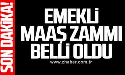 Emekli maaş zammı belli oldu