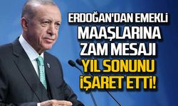 Erdoğan'dan emekli maaşlarına zam mesajı: Yıl sonunu işaret etti!