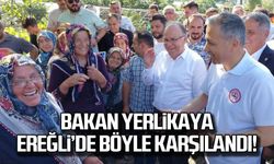 İçişleri Bakanı Ali Yerlikaya Ereğli'de böyle karşılandı!