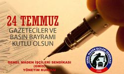 GMİS'ten 24 Temmuz Basın bayramı mesajı!