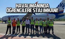 Havalimanında öğrencilere staj imkanı!