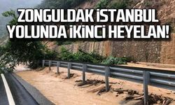 Zonguldak- İstanbul yolunda ikinci heyelan!