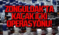 Zonguldak'ta kaçak içki operasyonu!