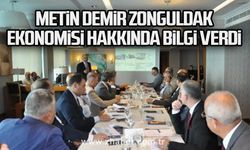 Metin Demir Zonguldak ekonomisi hakkında bilgi verdi