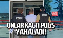 Onlar kaçtı polis yakaladı!