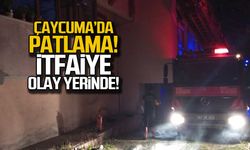 Çaycuma'da patlama! Vatandaş panikte!