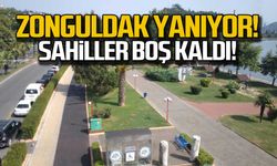 Zonguldak yanıyor... Sahiller boş kaldı!