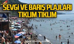 Sevgi Ve Barış Plajları Tıklım Tıklım
