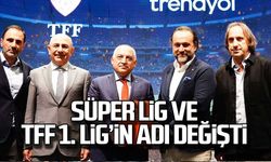 Süper Lig ve TFF 1. Lig’in Adı Değişti