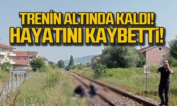 Treninin altında kalan kadın hayatını kaybetti