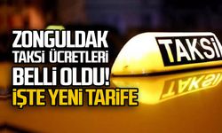 Zonguldak taksi ücretleri belli oldu, işte yeni tarife!