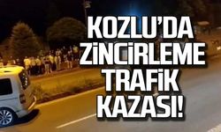 Kozlu'da zincirleme trafik kazası!