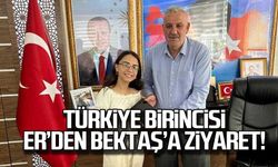 Türkiye birincisi Er'den Bektaş'a ziyaret!