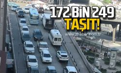 Zonguldak'ta 172 bin 249 taşıt!