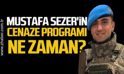 Şehit Mustafa Sezer'in cenaze programı ne zaman?