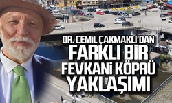 Dr. Cemil Çakmaklı'dan farklı bir Fevkani Köprü yaklaşımı