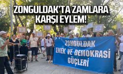 Zonguldak'ta zamlara karşı eylem!